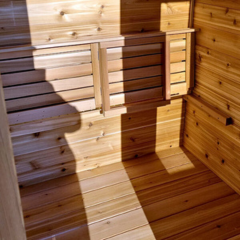Fold Up Yoga Sauna Bench (No Floor in Sauna)