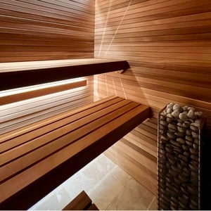 cedro sauna custom precut kit indoor customer example 3