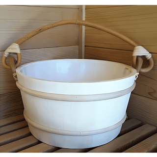 2.38 Gallon Aspen Sauna Bucket w/Curved Handle - The Sauna Place