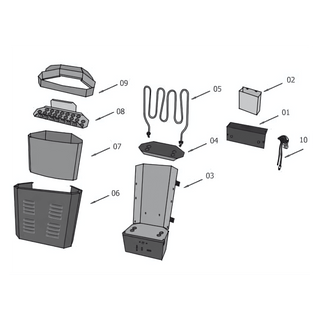 Saunacore Part#HTR005 Industrial Incoloy Heating Element (per Element) STD model only - The Sauna Place