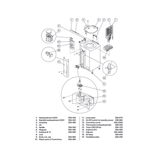 Finlandia / Harvia Part # FH107 or ZSA-720 1 Hour Booster Timer, CF6663A, 10A - The Sauna Place