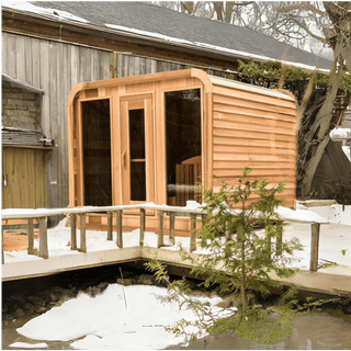 Dundalk 6′ x 8′ Luna Clear Cedar Sauna - The Sauna Place