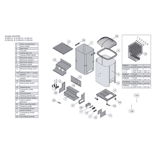 Finlandia / Harvia Part # FH111-6 Terminal Block Only for CLUB heaters. - The Sauna Place