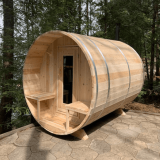 Dundalk Canadian Timber Serenity MP Barrel Sauna - The Sauna Place