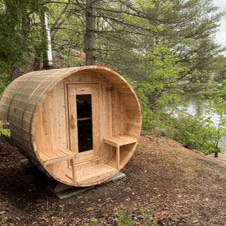 Dundalk Canadian Timber Serenity MP Barrel Sauna - The Sauna Place