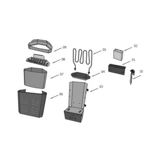 Saunacore Part#MER003 Electronic Control Cover Plate Set - The Sauna Place