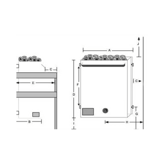 Contactor, 3 pole, for three phase heaters and 12 kw single phase - The Sauna Place