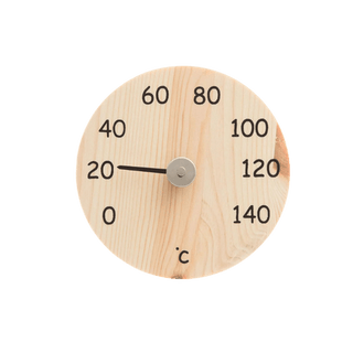 4Living Sauna Thermometer Round - The Sauna Place