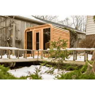 Dundalk 6′ x 8′ Luna Clear Cedar Sauna - The Sauna Place