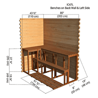 Dundalk – 4’x7′ Indoor Cabin Sauna - The Sauna Place