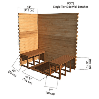 Dundalk – 4’x7′ Indoor Cabin Sauna - The Sauna Place