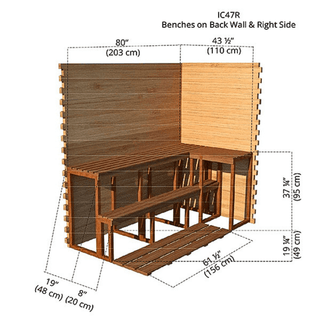 Dundalk – 4’x7′ Indoor Cabin Sauna - The Sauna Place