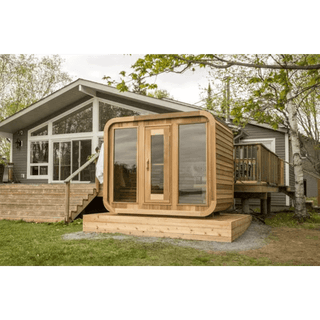 Dundalk 6′ x 8′ Luna Clear Cedar Sauna - The Sauna Place