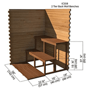 Dundalk – 5’x5′ Indoor Cabin Sauna - The Sauna Place