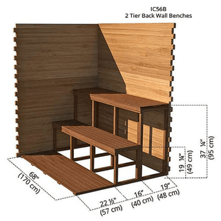 Dundalk – 5’x6′ Indoor Cabin Sauna - The Sauna Place