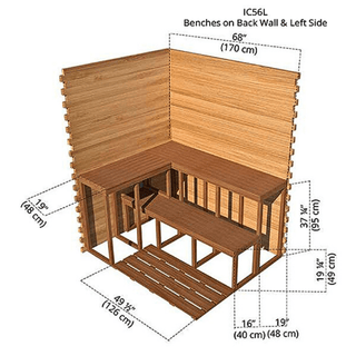 Dundalk – 5’x6′ Indoor Cabin Sauna - The Sauna Place