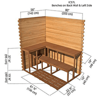 Dundalk – 5’x7′ Indoor Cabin Sauna - The Sauna Place