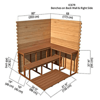 Dundalk – 6’x7′ Indoor Cabin Sauna - The Sauna Place