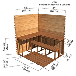 Dundalk – 6’x7′ Indoor Cabin Sauna - The Sauna Place