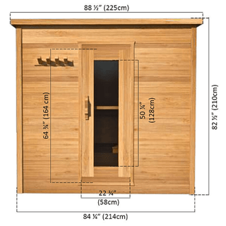 Dundalk – 6’x7′ Indoor Cabin Sauna - The Sauna Place