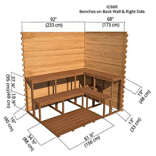 Dundalk – 6’x8′ Indoor Cabin Sauna - The Sauna Place