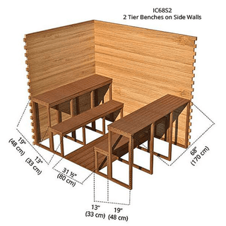 Dundalk – 6’x8′ Indoor Cabin Sauna - The Sauna Place