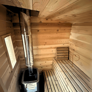 Heritage™ 4 People 7' x 7' Cabin Sauna - The Sauna Place