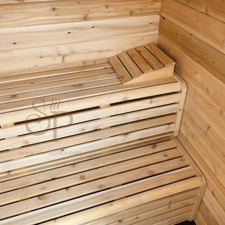 Heritage™ 4 People 7' x 7' Cabin Sauna - The Sauna Place