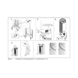 Harvia Part # ZSC-862 – Tunnel section for Cilindro 11 kW - The Sauna Place