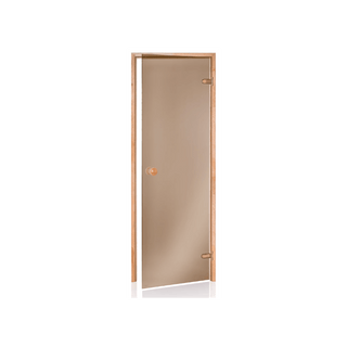 All Glass Door-Bronze 24 1/2″ x 72 1/4″ - The Sauna Place