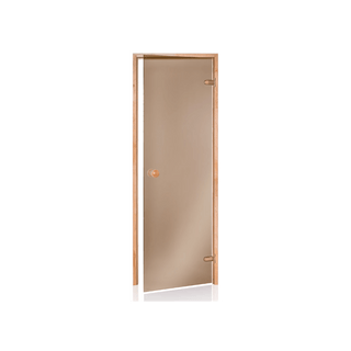 All Glass Door-Bronze 24 1/2″ x 80 1/8″ - The Sauna Place