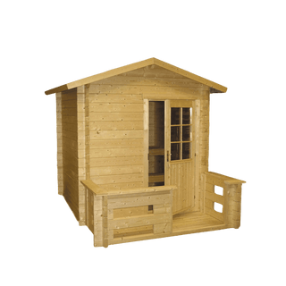 Almost Heaven Allegheny 6-Person Cabin Pre-Built Sauna - The Sauna Place