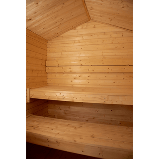 Almost Heaven Allegheny 6-Person Cabin Pre-Built Sauna - The Sauna Place