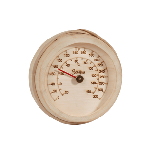 Aspen Bucket Bottom Thermometer F (8 3/4″ Diameter) - The Sauna Place