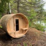 Dundalk Canadian Timber Serenity MP Barrel Sauna - The Sauna Place