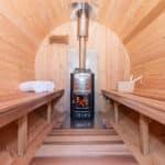 Dundalk Canadian Timber Serenity MP Barrel Sauna - The Sauna Place