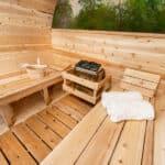 Dundalk Canadian Timber Tranquility MP Barrel Sauna - The Sauna Place