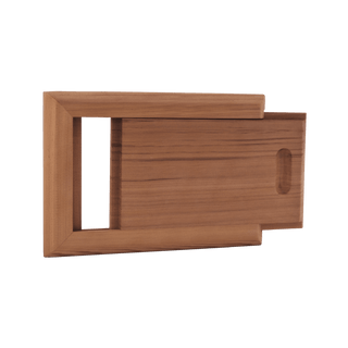 Cedar Air Ventilation Louver (4'' x 10'') - The Sauna Place