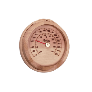 Cedar Bucket Bottom Thermometer F (8 3/4″ Diameter) - The Sauna Place