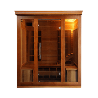 HeatWave Cedar Elite 3-4 Person Infrared Sauna - The Sauna Place