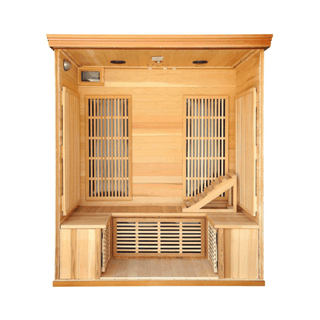 HeatWave Cedar Elite 3-4 Person Infrared Sauna - The Sauna Place