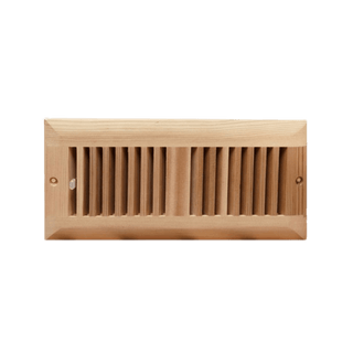 Cedar Vent Register Only (4'' x 10'') - The Sauna Place