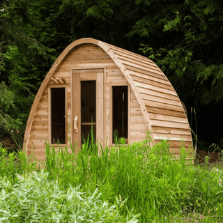 Dundalk 6′ x 8′ POD Knotty Cedar Sauna - The Sauna Place