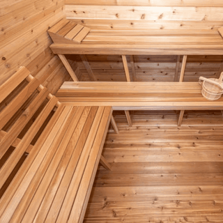 Dundalk 6′ x 8′ POD Knotty Cedar Sauna - The Sauna Place