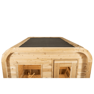 Dundalk Canadian Timber 6′ 6” x 6′ 6” Luna Sauna - The Sauna Place