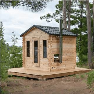 Dundalk Canadian Timber Georgian Cabin Sauna - The Sauna Place