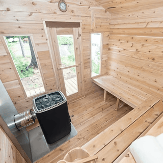 Dundalk Canadian Timber Georgian Cabin Sauna - The Sauna Place