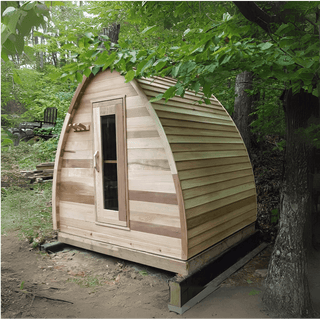 Dundalk 8′ x 8′ POD Clear Cedar Sauna - The Sauna Place