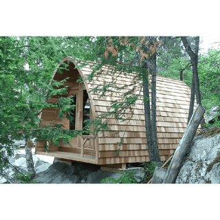 Dundalk 8′ x 8′ POD Clear Cedar Sauna - The Sauna Place