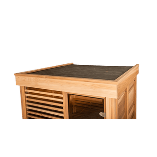 Dundalk Pure Cube CU550 Outdoor Clear Cedar Sauna – CALL FOR PRICING - The Sauna Place